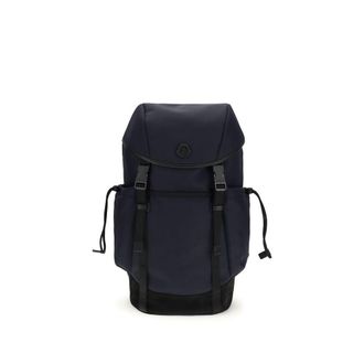 Moncler Blue Polyamide Mens Backpack