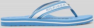 Tommy Hilfiger Zehentrenner mit Logo Details in Blau, Gr&ouml;&szlig;e 36