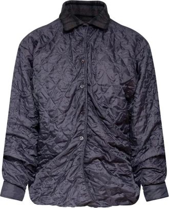 Maison Margiela Dames, Jassen, Blauw, Maat: XS Katoen