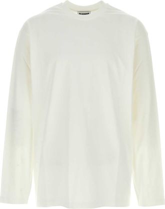 Jil Sander White Cotton T Shirt