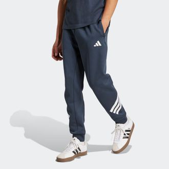 adidas Sporthose ADIDAS SPORTSWEAR M FI 3S PT, Damen, Gr. XXL, N-Gr, blau (aurora ink), Obermaterial: 67% Polyester, 33% Baumwolle, Hosen Sporthose