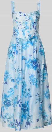 Bardot Bardot Midikleid aus Lyocell-Mix Modell Lilah in Hellblau, Gr&ouml;&szlig;e 34