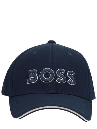 HUGO BOSS 50519247_10261159406 Polyester blend Baseball Cap - Blue