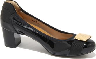 Hogan Ballerina Schoenen met Gouden Gesp - Dames - Pumps - Zwart - 36 1/2 EU - Leer - Schoenen