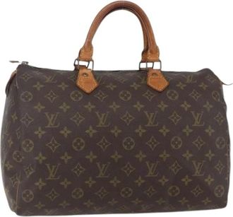 Louis Vuitton Pre-owned Handbags, female, Brown, Size: ONE SIZE Pre-owned Vintage Canvas Handbag