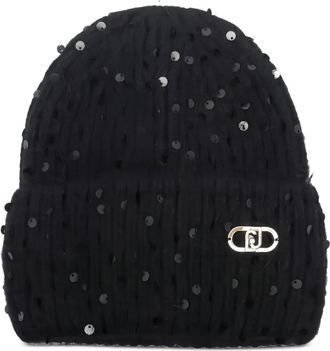 Liu Jo Berretto con paillettes - Nero