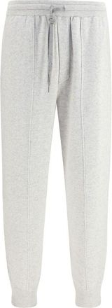 Brunello Cucinelli Gray Cashmere Athletic Mens Pants