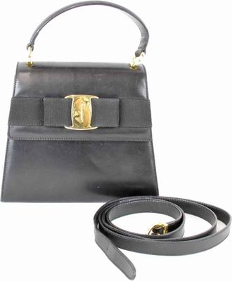 Ferragamo Leather Shoulder Bag (Pre-Owned)