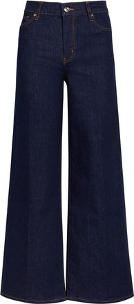 Frame Denim Le Slim Palazzo Wide-leg Jeans - Navy - 27 (W27 / UK8-10 / S)
