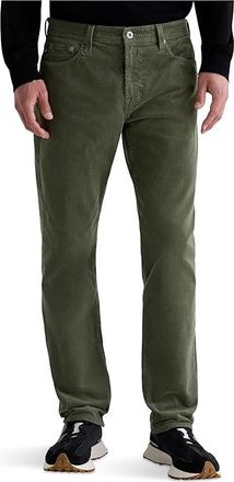 AG - Adriano Goldschmied Everett Slim Straight Corduroy Pants Mens Casual Pants Urban Green : 33 34, Cotton/Elastane/Polyester