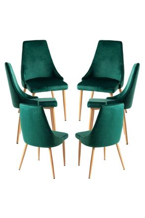 Regalos Miguel Regalos Miguel - Packs Sillas Comedor - Pack 6 Sillas Stoik Wood - Verde