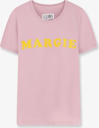 Maison Margiela T-Shirt in cotone con stampa - MM6 MAISON MARGIELA - gender_Woman