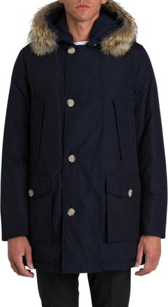 Woolrich Navy Blue Hood Jacket