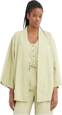 Picture Marple Kimono - Dames - Zomerjassen - Groen - XS - Katoen - Jassen