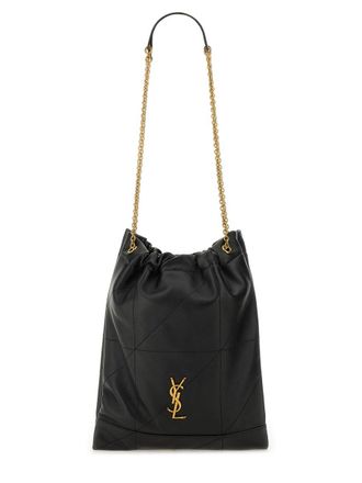 Saint Laurent Womens Shoulder Bag Bo Jamie Black Lambskin