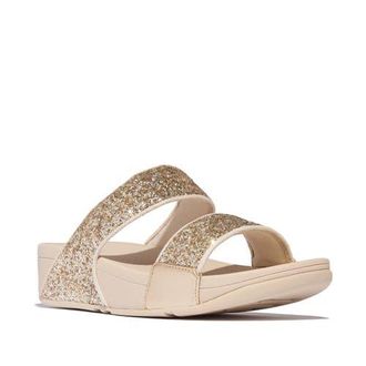 FitFlop Lulu Multi Glitter SL Sandal in Platino/silver at Nordstrom, Size 11