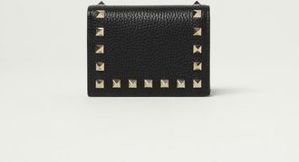Valentino Garavani Portafoglio Rockstud Valentino Garavani in pelle a grana