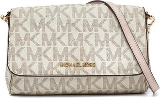 Michael Kors Borsa a tracolla con monogramma - Bianco