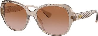 Ralph Lauren RA 5316U 580213 56mm Womens Round Sunglasses