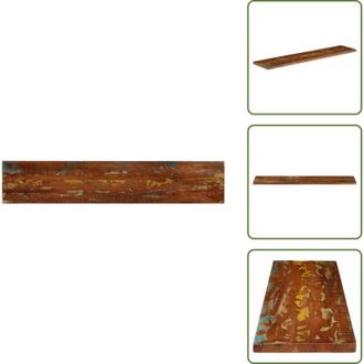 vidaXL Tavolo in legno massello - vidaXL Piano Tavolo 180x20x2,5 cm Rettangolare in Massello di Recupero - Tavolo in legno di recupero