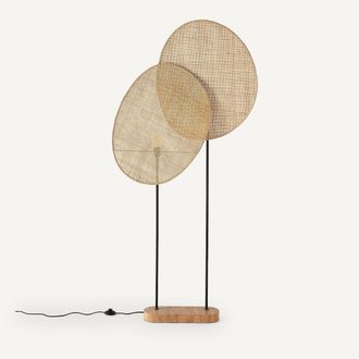 AM.PM Rotan vloerlamp, Canop&eacute;e, ontwerp door Emmanuel Gallina