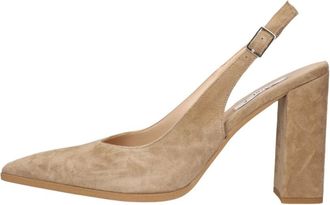 Notre-V Schoenen, Dames, Beige, 38 EU, Leer, Slingback Pump