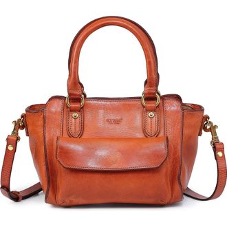 OLD TREND Pansy Mini Satchel Bag in Caramel at Nordstrom Rack