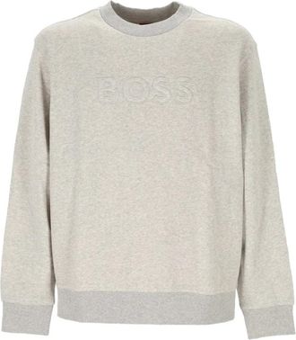 HUGO BOSS T-shirt Boss - Heren - Sweatshirts - Grijs - XL - Katoen - Hoodies & sweatvesten