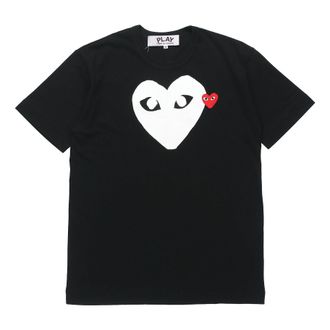 Comme Des Gar&ccedil;ons Emblem Heart T-Shirt Black AZ-T116-051-1