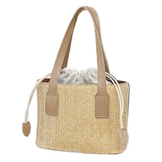 Generic Straw Purse - Travel Beach Pouch, Stylish Vintage Shoulder Bag, Women Summer Handbag, Vacation Picnic Party Accessory, Daily Commute Work Hiking Date 