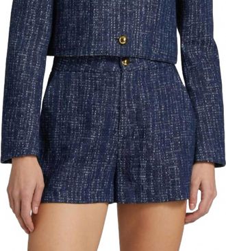 Frame Denim The Tweed Jacket In Indigo