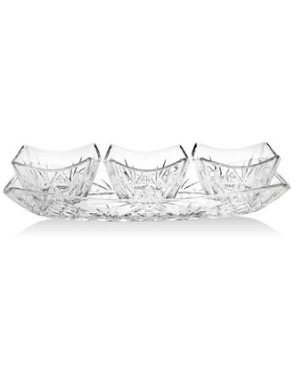 Godinger Dublin Crystal Appetizer Server