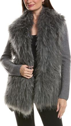 Tyler B&ouml;e Tyler B&ouml;e Evie Silver Wool & Cashmere-Blend Cardigan