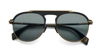 Etnia Barcelona Topock Polarized BKGD Mens Sunglasses Gold Size 55