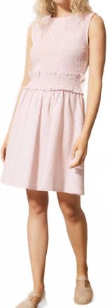 FRNCH Antonietta Rose Pale Dress In Pink