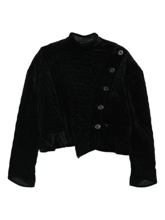 Vivienne Westwood button-fastening jacket - women - Organic Cotton/Organic Cotton/Polyester - 40 - Black
