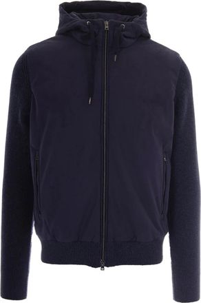 Herno Lichte Wol Jas - Heren - Zomerjassen - Blauw - M - Wol - Jassen
