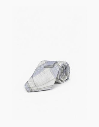 Vivienne Westwood Mens CHECK ORB 8.5 CM TIE - Blue - Size: OS