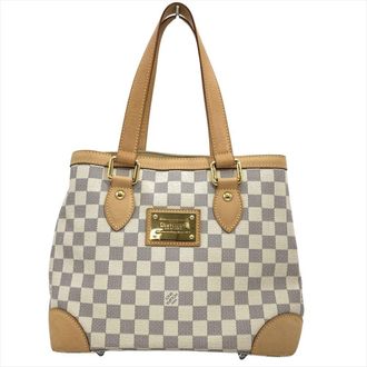 Louis Vuitton Damier Azur White Damier Azur Handbag Tote Bag (Pre-Owned)