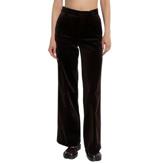 Zadig&Voltaire Pantaloni in velluto Panol - - Trousers - Donna - Marrone - L