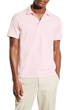Vince Regular Fit Garment Dyed Cotton Polo in Washed Rose Quartz at Nordstrom Rack, Size Small