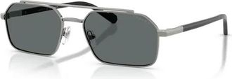 Vogue Eyewear 0Vo 4356S Zonnebril - Heren - Zonnebrillen - Grijs - 57 MM - Accessoires