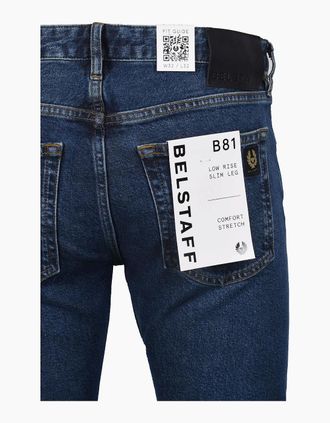 Belstaff Mens Belstaff B81 Denim Jean Washed Indigo - Blue - Size: 34/32