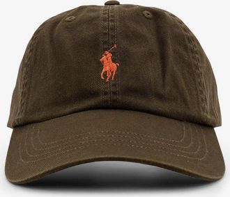 Ralph Lauren Cappello in cotone con logo frontale ricamato - POLO RALPH LAUREN - gender_Man