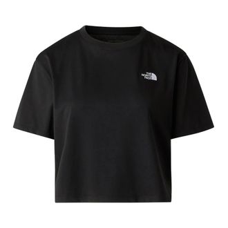 The North Face Outdoor Tops, female, Black, Size: M Evolution Simple Dome Cropped Relaxed T-Shirt