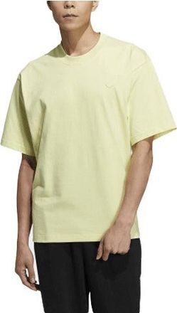 adidas originals C Tee Solid Color Small Label Loose Sports Short Sleeve Couple Style Yellow HC8579