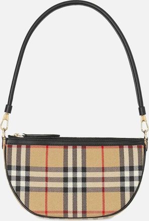 Burberry Womens Olympia Vintage Check Pouch Bag - Size: UNI