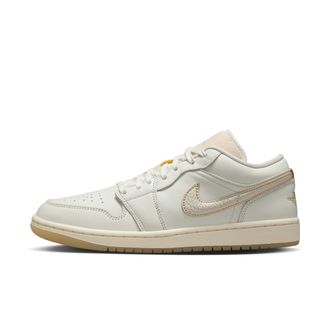 Nike Jordan Womens Air Jordan 1 Low SE Shoes in White | HV5157-100