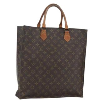 Louis Vuitton Pre-owned Tote Bags, female, Brown, Size: ONE SIZE Pre-owned Vintage Canvas Tote Bag