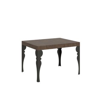 Itamoby Tavolo Allungabile 70x110/194 Cm Paxon Noce Telaio Antracite